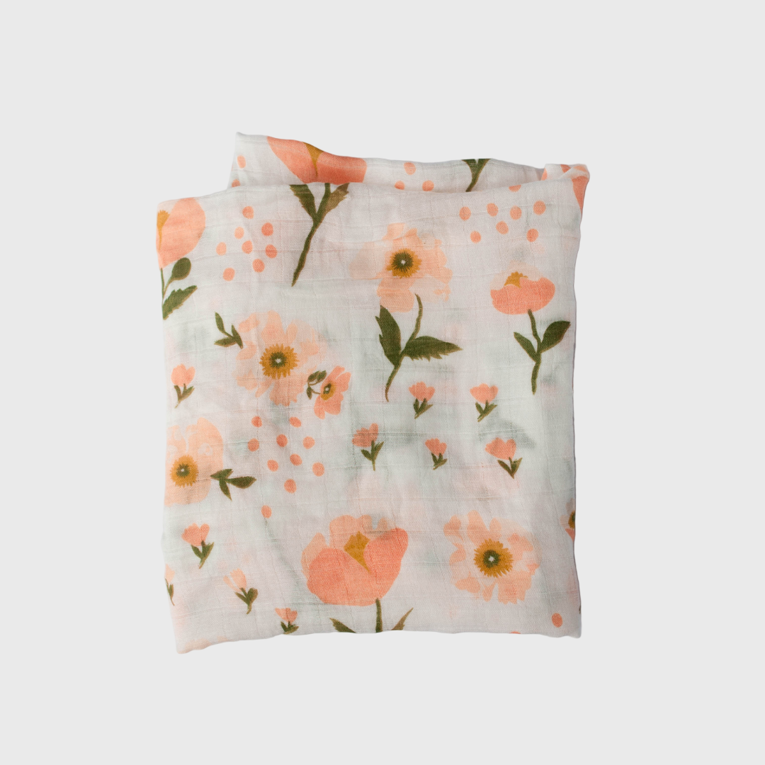 שמיכת עיטוף מבמבוק // FLORAL FEVER