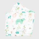 BAMBOO MUSLIN BLANKET OVERSIZED // GARDEN BEAR