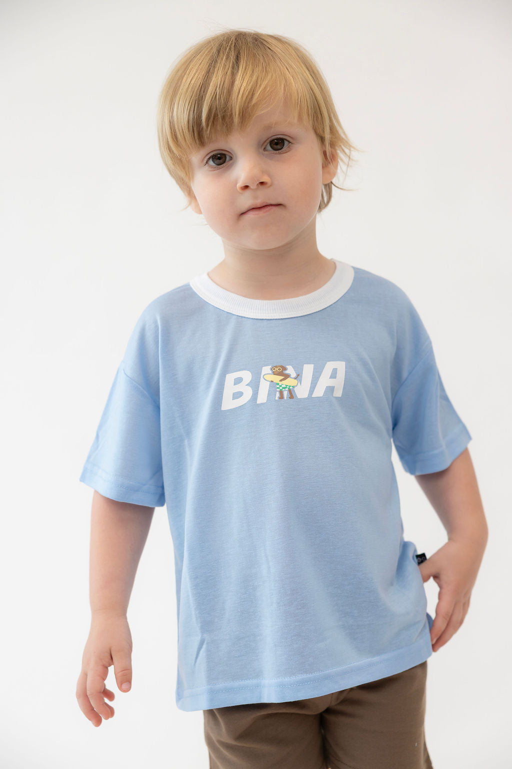 חולצת טי שרוול קצר // BINA BLUE