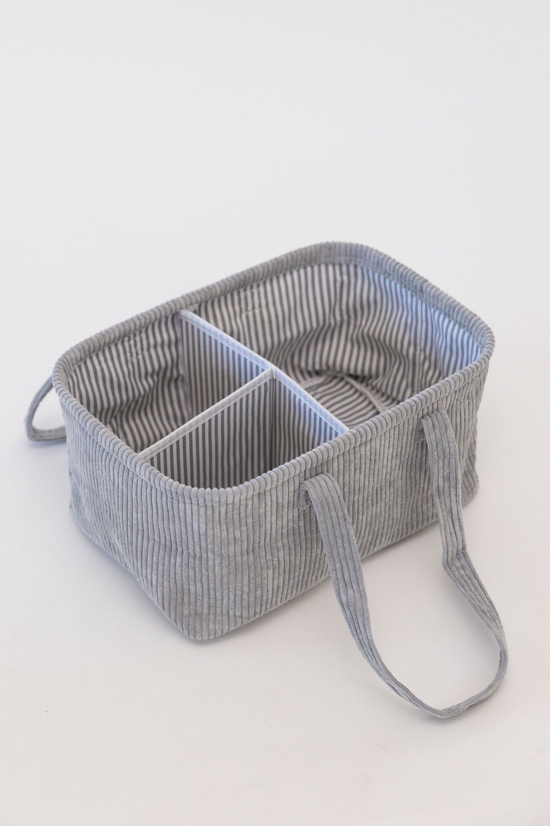 מארגן חיתולים מבד קורדרוי // LIGHT GREY