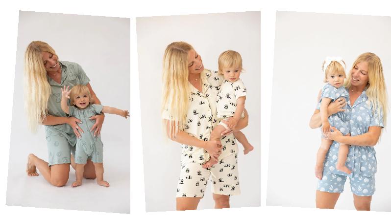 פיג'מות תואמות אמא ובייבי