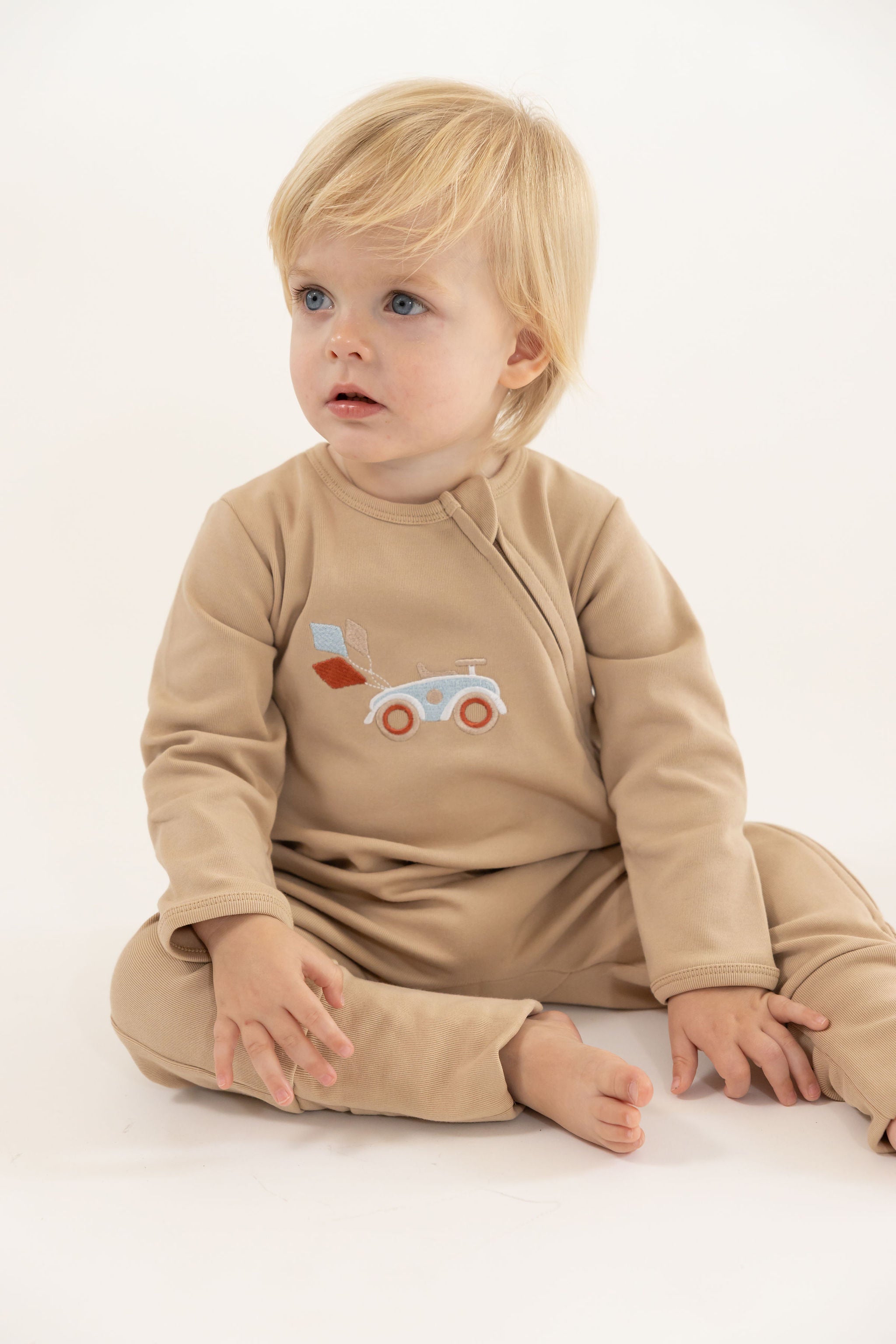 אוברול רוכסן דו כיווני מבד פוטר // BIRTHDAY CAR