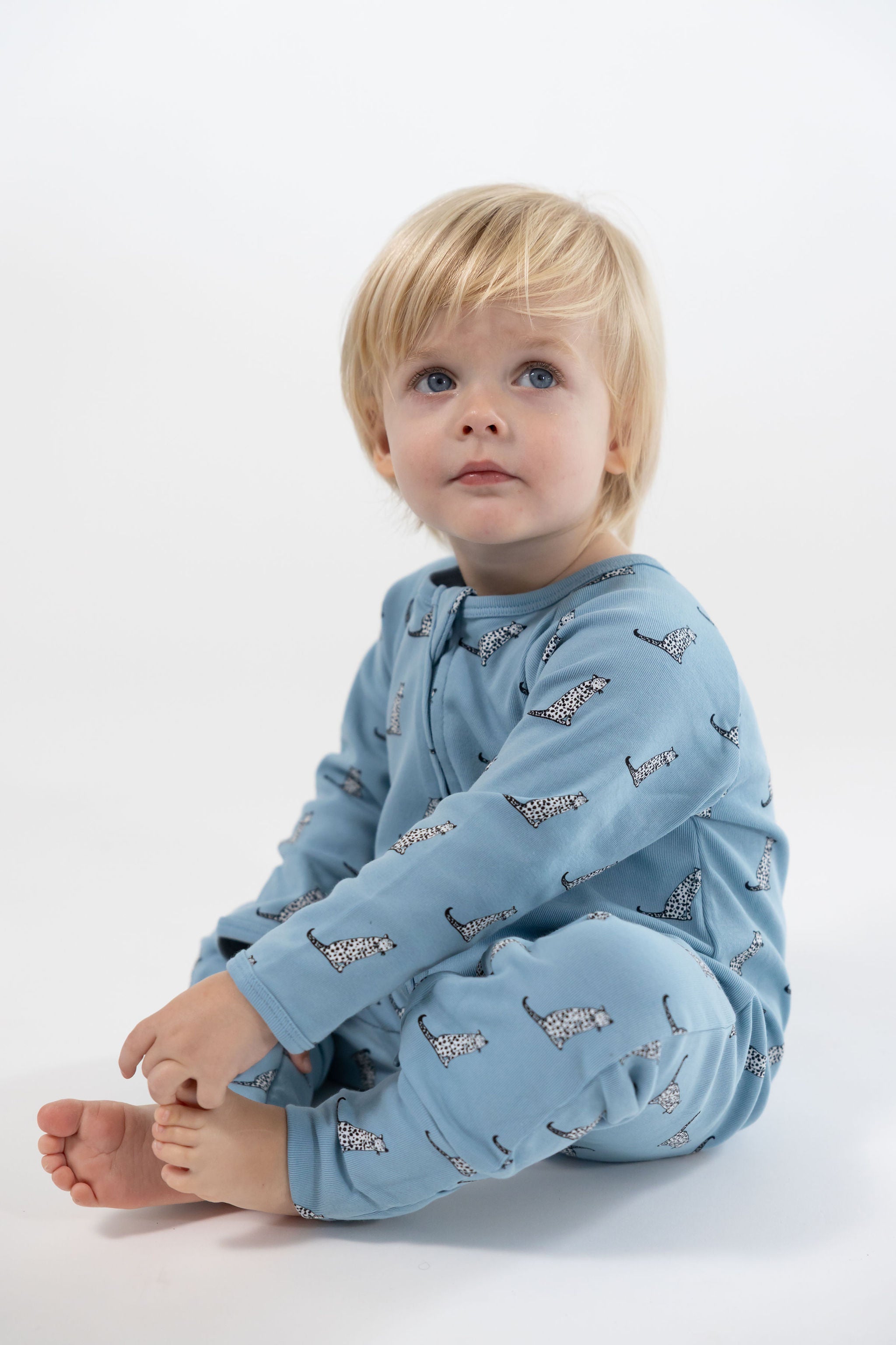 אוברול רוכסן דו כיווני מבד פוטר // LEO THE LEOPARD