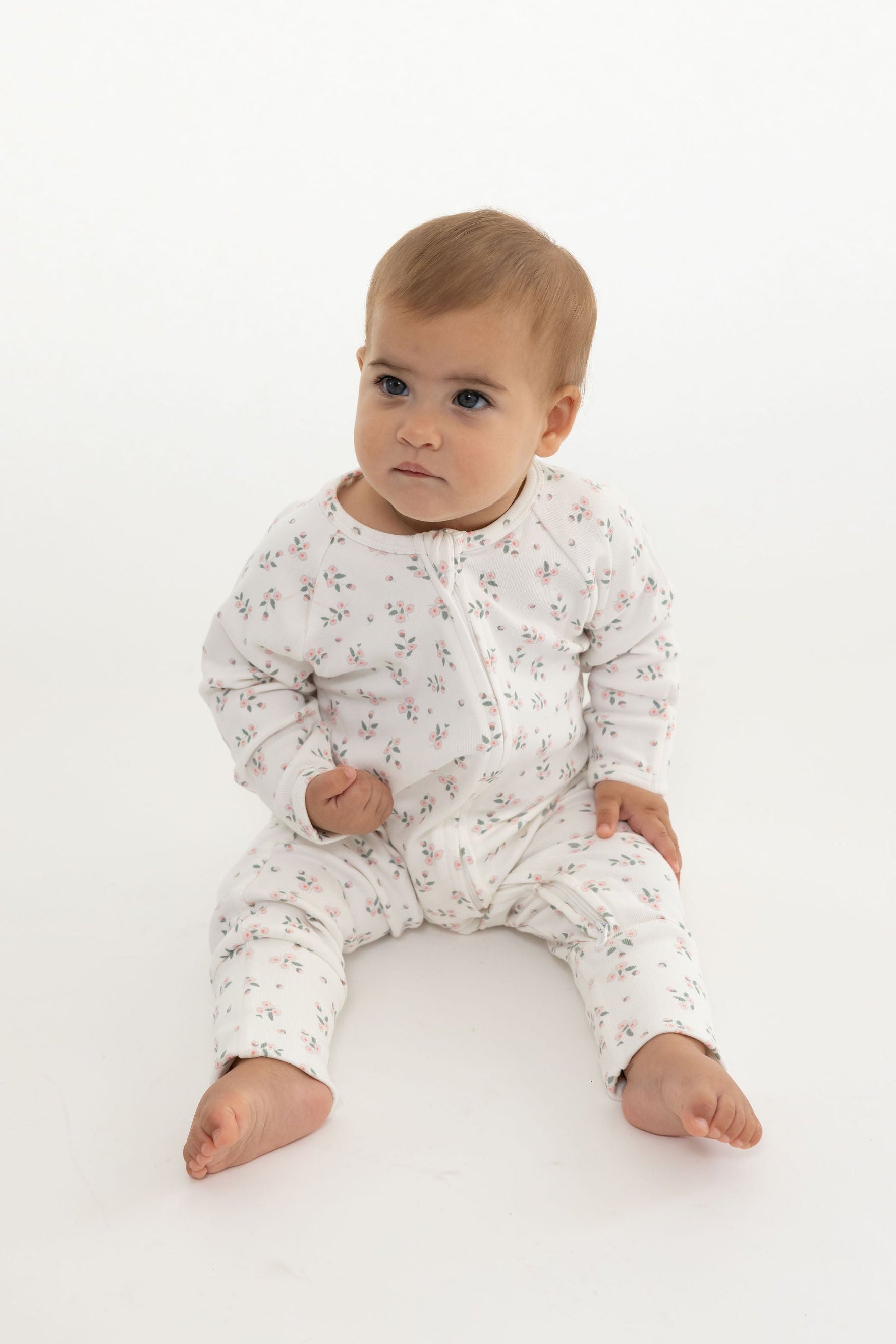 אוברול רוכסן דו כיווני מבד פוטר // PRETTY FLOWERS