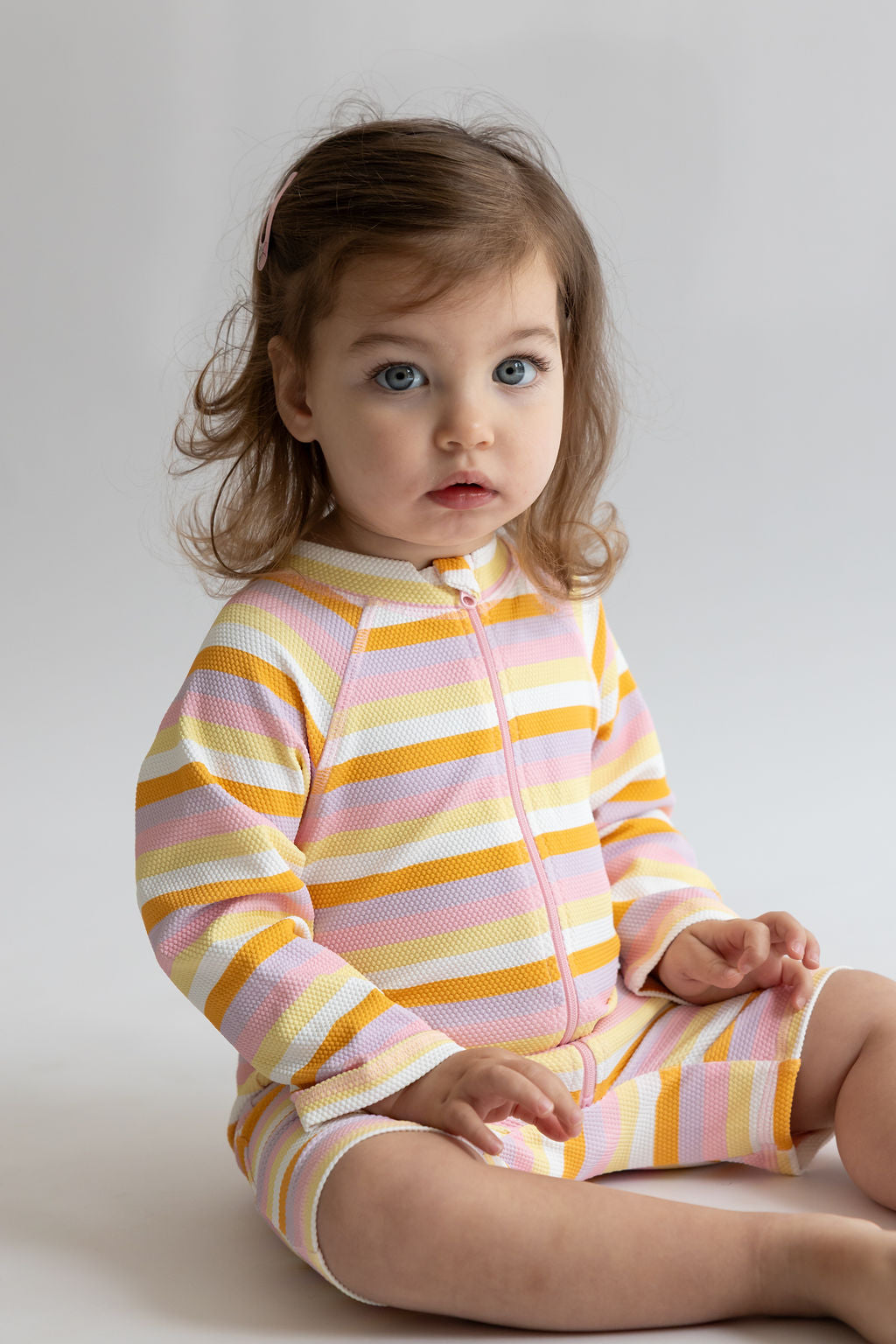 אוברול בגד ים מבד וופל // PINK SUNSET