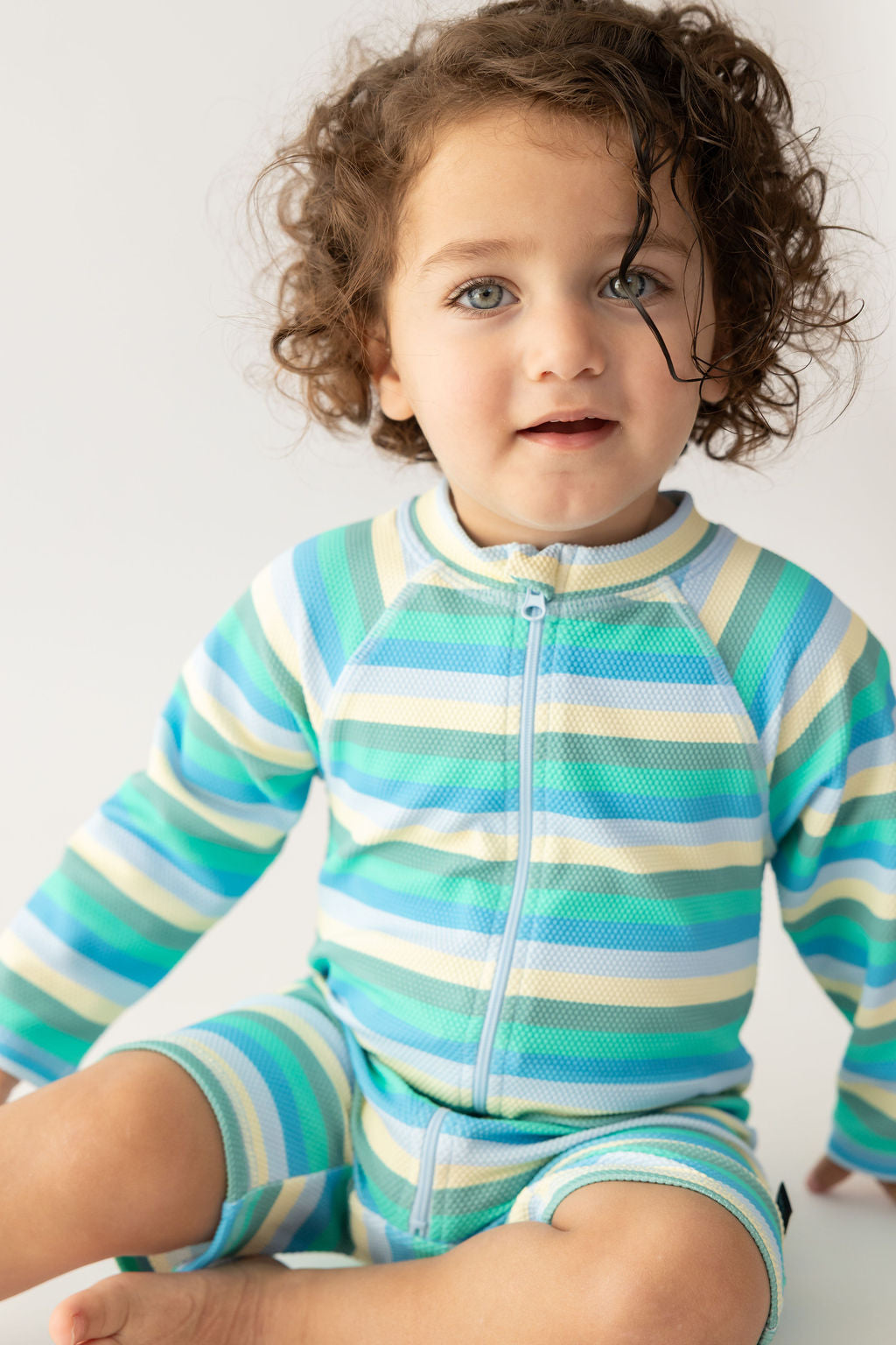 אוברול בגד ים מבד וופל // BEACH POP