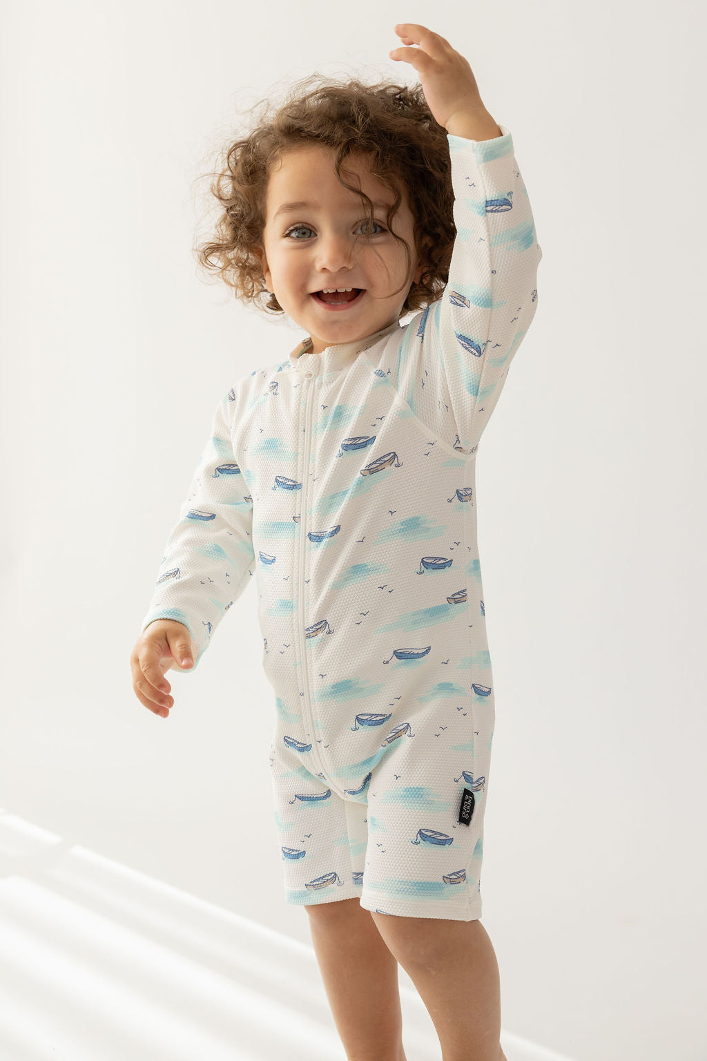 אוברול בגד ים מבד וופל // LAKE DAYS