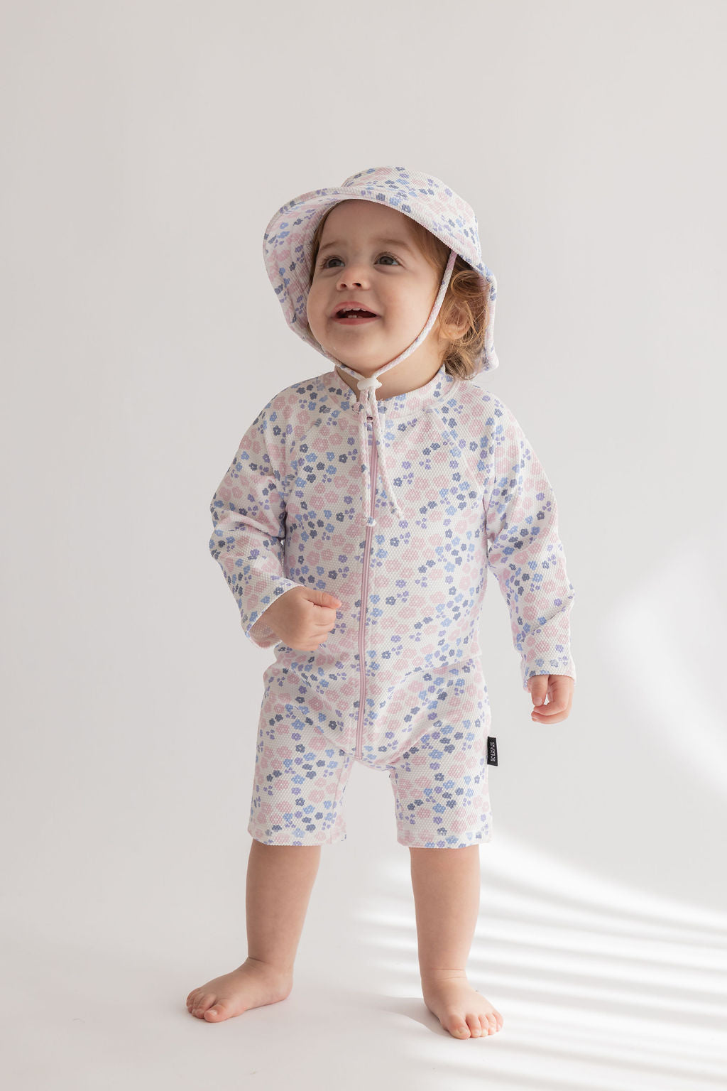 אוברול בגד ים מבד וופל // LOVELY BLOOMS