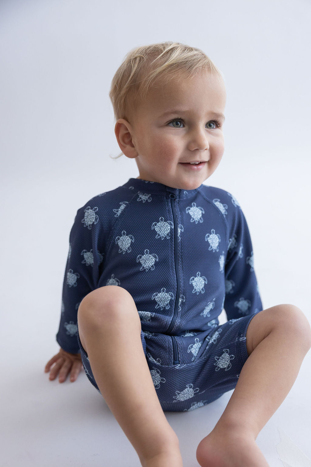 אוברול בגד ים מבד וופל // OCEAN TURTLE