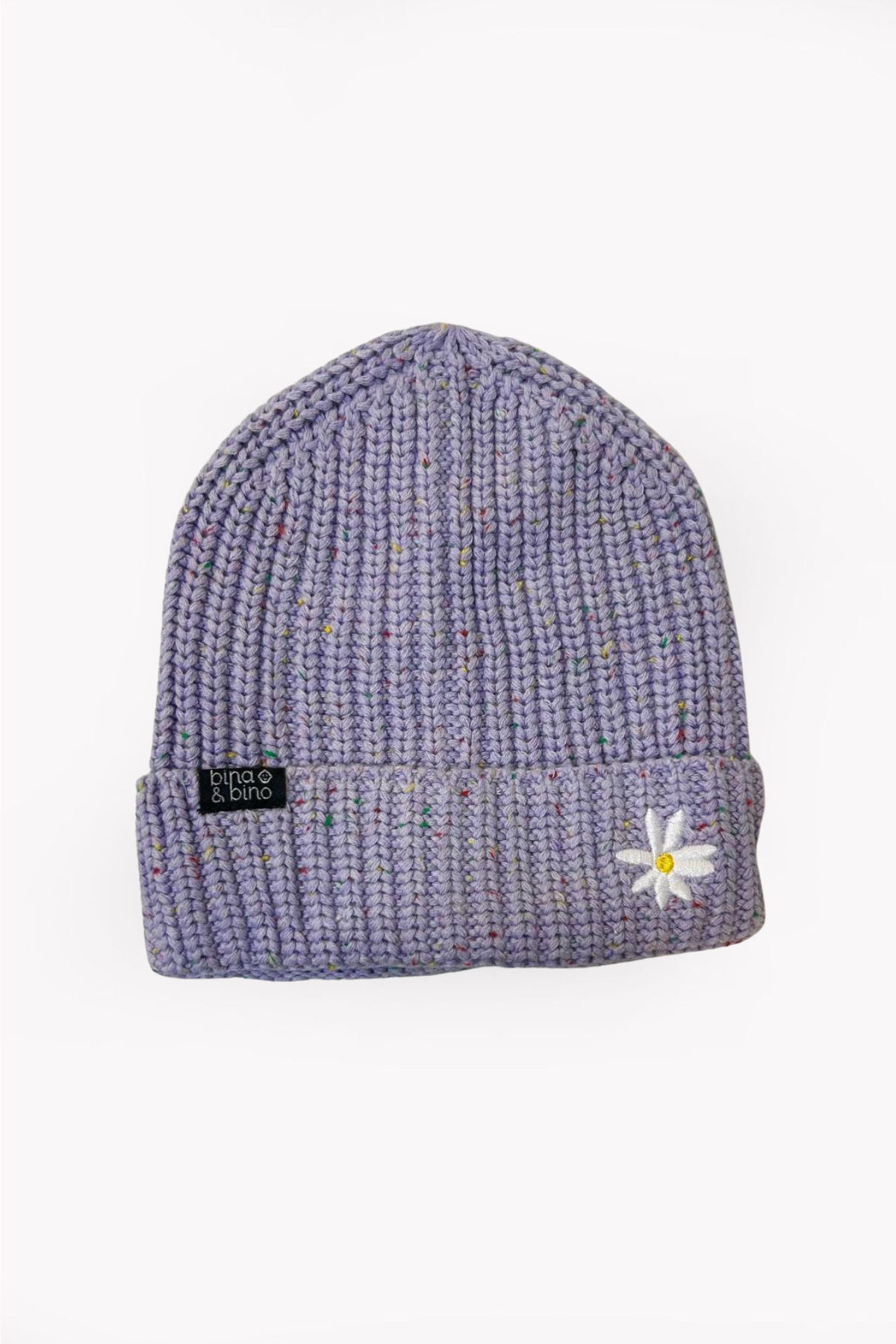 כובע גרב סרוג // PURPLE DAISY