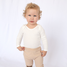 LONG SLEEVE BODYSUIT // WHITE