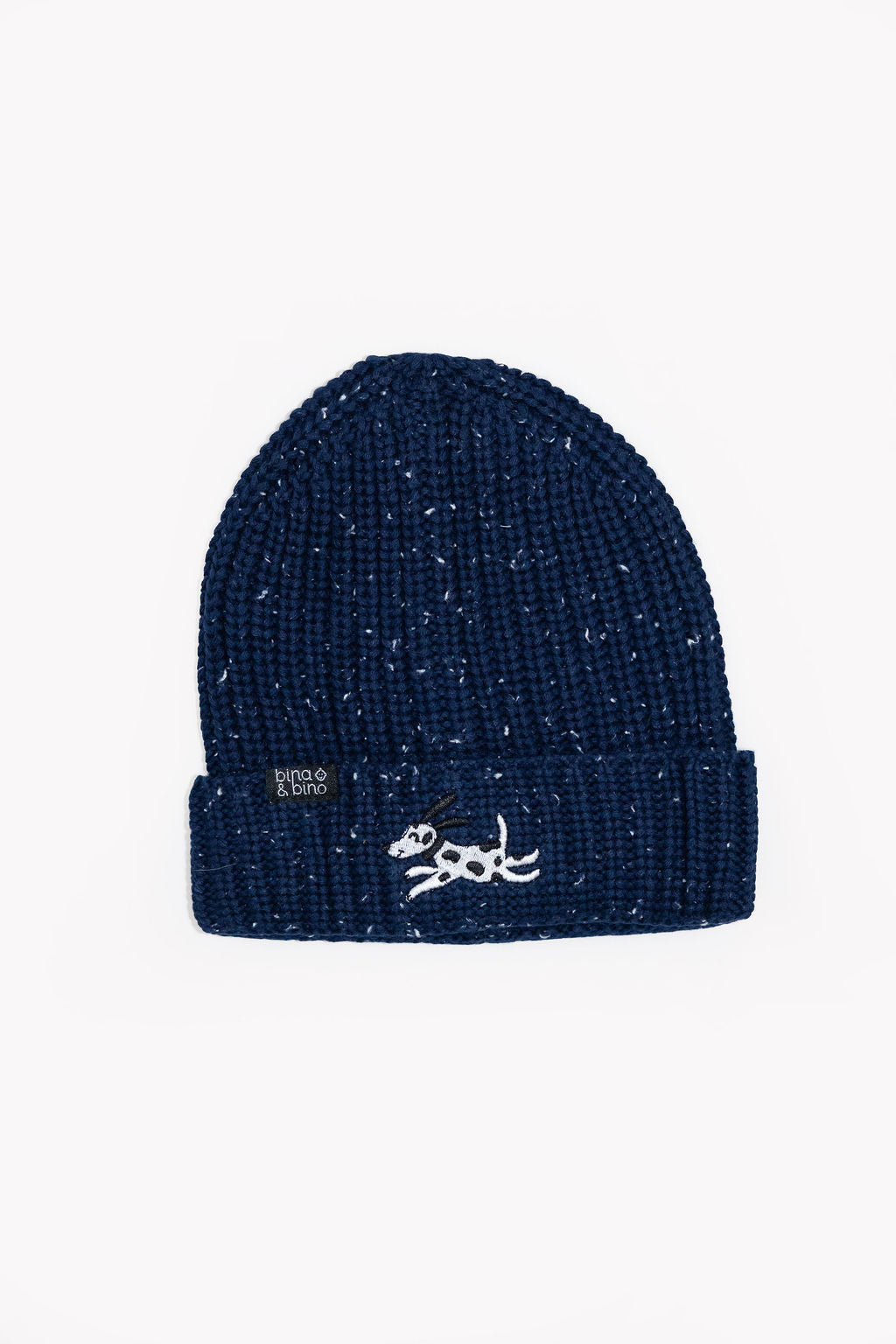 כובע גרב סרוג // NAVY DALMATION