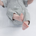 Short-Sleeve Zip Bamboo Onesie for Baby Boy