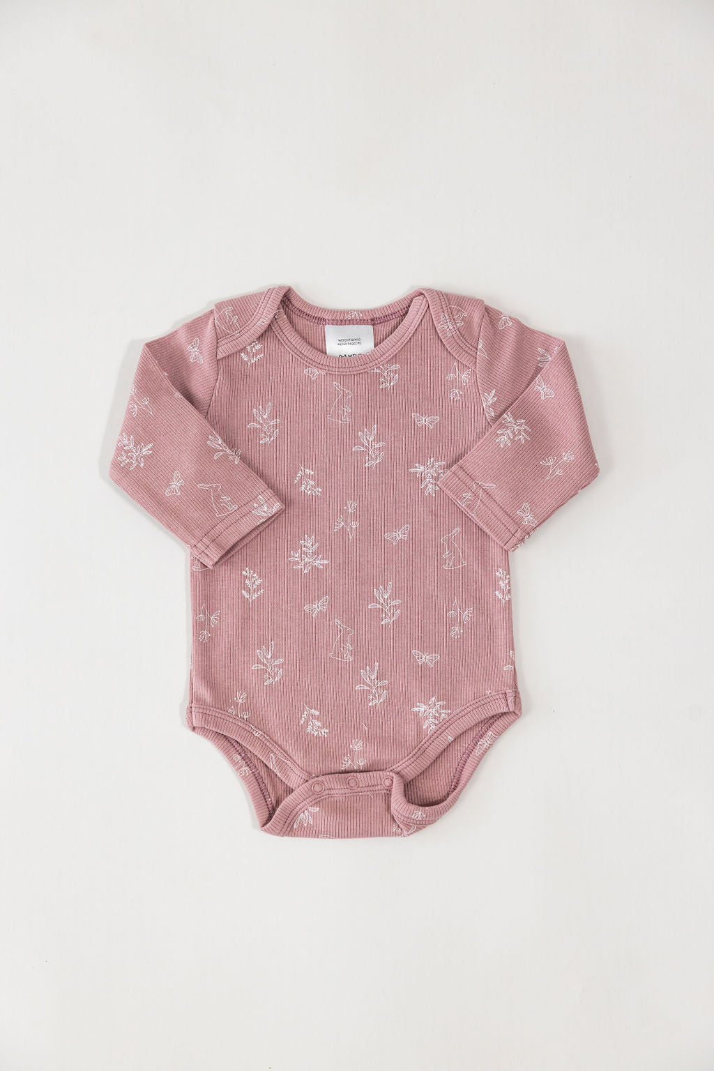 בגד גוף ארוך מבד ריב // HONEY BUNNIES