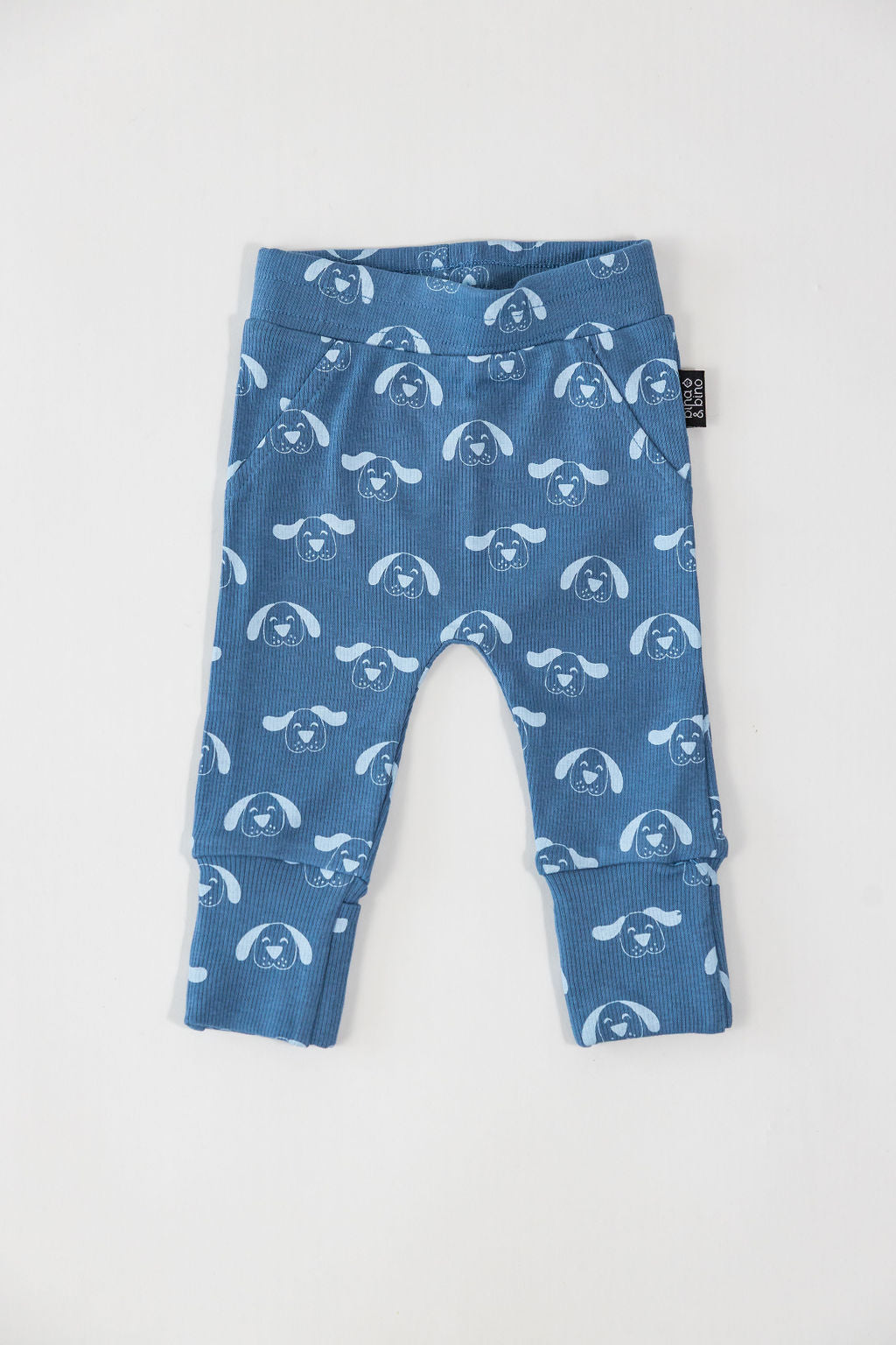 מכנסיים עם רגליות מתקפלות מבד ריב // DOG LOVERS