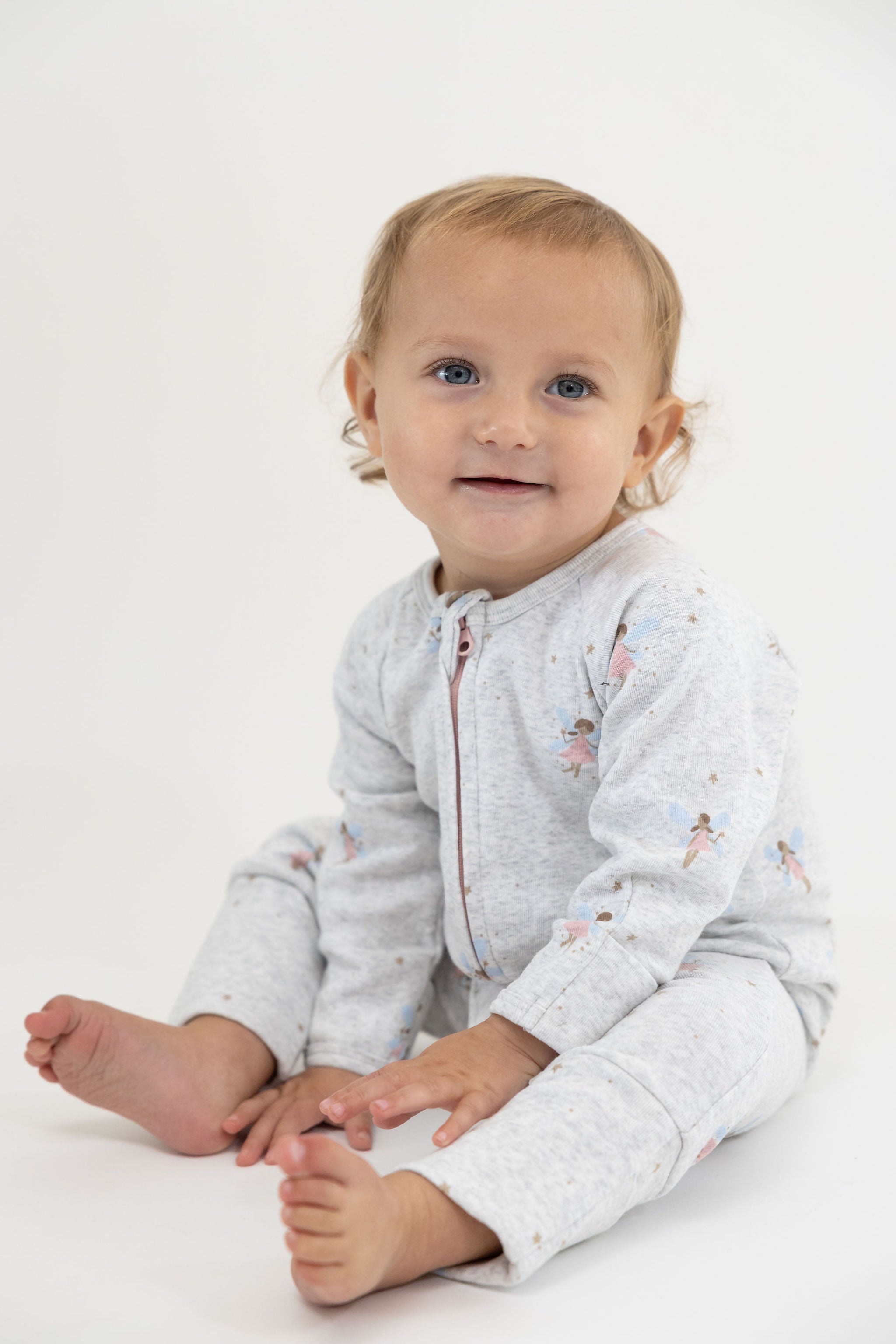 אוברול רוכסן דו כיווני מבד פוטר // FAIRIES DUST