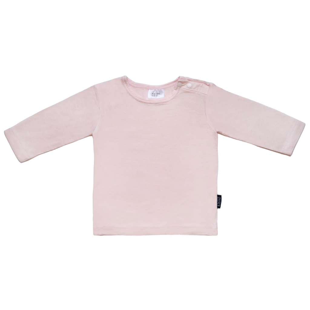 BAMBOO BABY TOP // PINK