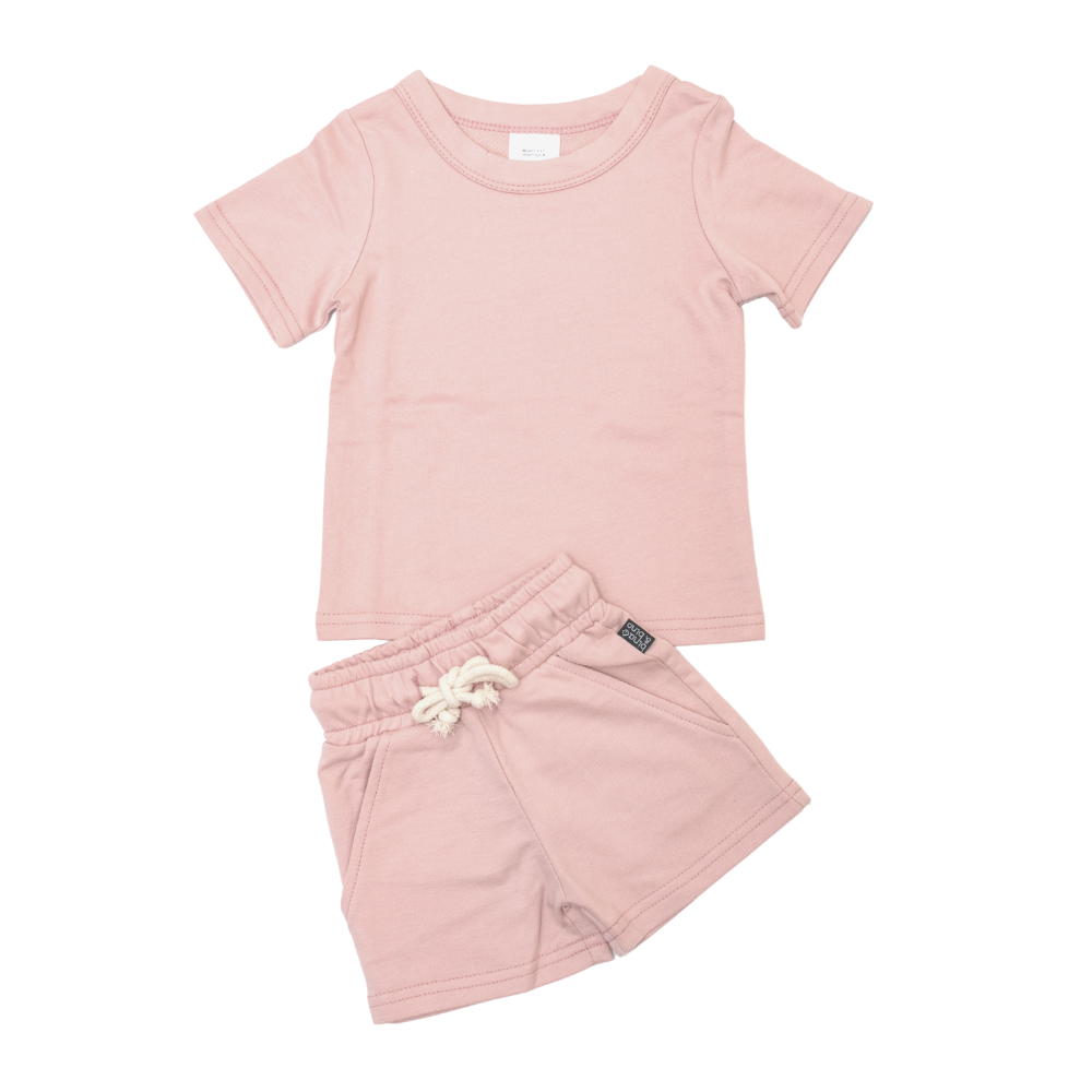 FRENCH TERRY SET // DUSTY PINK